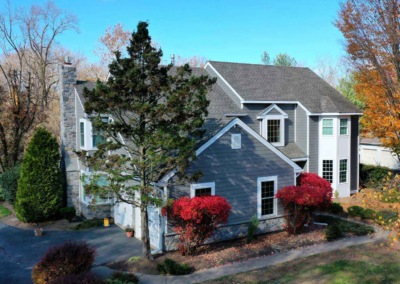 James Hardie Siding With New Doors, Windows and Stone